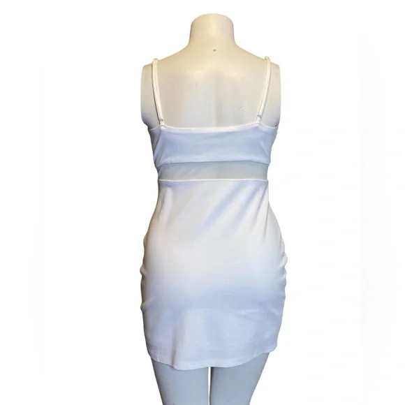 Lulus White Mini Dress Women’s Size L - Picture 5 of 15